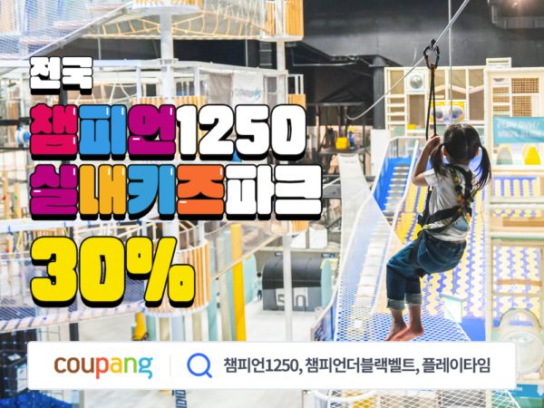 쿠팡 전국 챔피언1250 실내키즈파크 최저가 판매