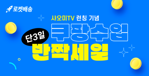 쿠팡 쿠팡수입 반짝세일
